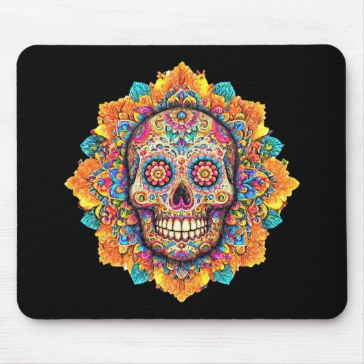 Dag van de dode suikerschedel muismat (Voorkant)