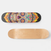 Dag van de dode suikerschedel persoonlijk skateboard (Horizontaal)