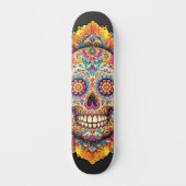 Dag van de dode suikerschedel persoonlijk skateboard (Voorkant)