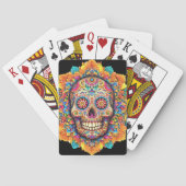 Dag van de dode suikerschedel pokerkaarten (Achterkant)