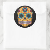  dag van de dode suikerschedel ronde sticker (Tas)