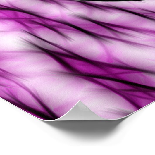 Dag van de dode suikerschedel - Roze en Paars 1,0 Poster (Hoek)