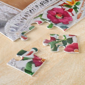 Dag van de Dode Suikerschedel Rozen Legpuzzel (Zijkant)