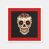 Dag van de dode suikerschedel servetten (Voorkant)