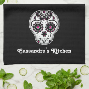  dag van de dode suikerschedel theedoek