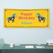 Dag van de dode suikerschedel Unicorn Long Banner (Beurs)