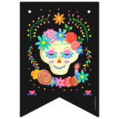 Dag van de dode suikerschedel vlaggetjes (Eerste vlag)