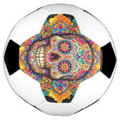 Dag van de dode suikerschedel voetbal (Gedraaid)