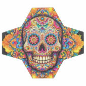 Dag van de dode suikerschedel voetbal (Enkel)