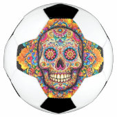 Dag van de dode suikerschedel voetbal (Voorkant)