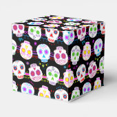 Dag van de dode suikerschedels bedankdoosjes (Achterkant)