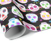 Dag van de dode suikerschedels cadeaupapier (Rol Hoek)