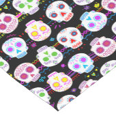 Dag van de dode suikerschedels korte tafelloper (Hoek)