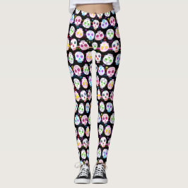 Dag van de dode suikerschedels leggings