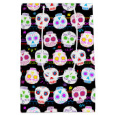 Dag van de dode suikerschedels medium cadeauzakje (Achterkant)