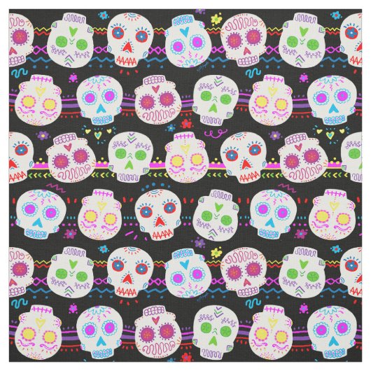 Dag van de dode suikerschedels stof (Swatch)