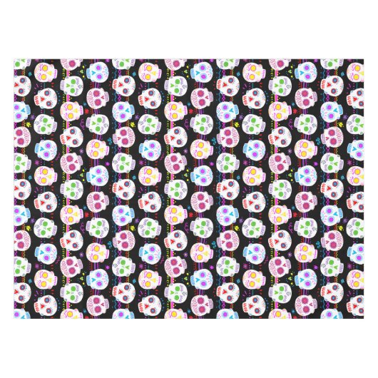 Dag van de dode suikerschedels tafelkleed (Voorkant (Horizontaal))