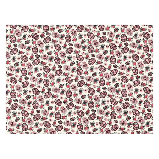 Dag van de dode suikerschedels tafelkleed (Voorkant (Horizontaal))