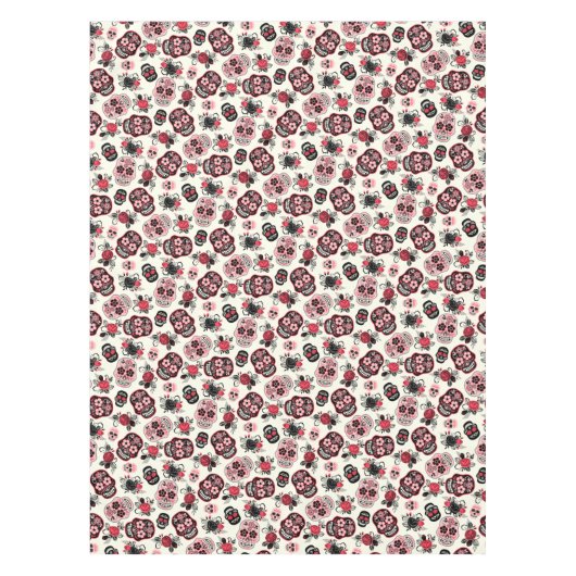 Dag van de dode suikerschedels tafelkleed (Voorkant)