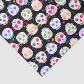 Dag van de dode suikerschedels tissuepapier (Detail)