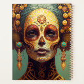 Dag van de dode-suikerschedelvrouw planner (Achterkant)