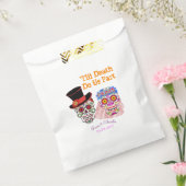 Dag van de dode-suikerstroopper-bride- en -bruidep bedankzakje (Gezegeld)