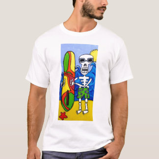 Dag van de dode Surfer T-Shirt