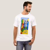 Dag van de dode Surfer T-Shirt (Voorkant volledig)