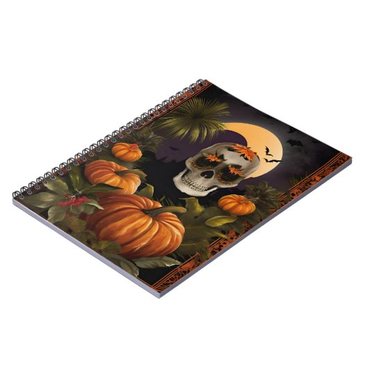 Dag van de Dode Tropische Spiraal Notitieboek (Linkerzijde)