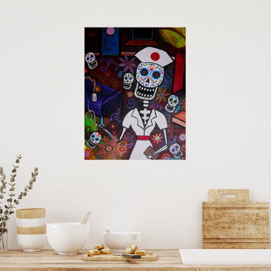 DAG VAN DE DODE VERBRANDING POSTER (Keuken)