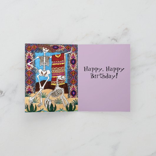 Dag van de Dode Verjaardag Kaart - DD2 (Binnen)