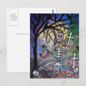 DAG VAN DE DODE VISITA-BRIEFKAARTEN BRIEFKAART (Voorkant / Achterkant)