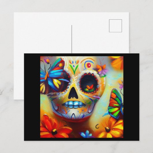 Dag van de Dode Vlinders 2 Feestdagenkaart (Voorkant / Achterkant)