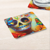 Dag van de Dode Vlinders 2 Kartonnen Onderzetters (Schuin)