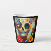 Dag van de Dode Vlinders 2 Latte Mok (Voorkant)