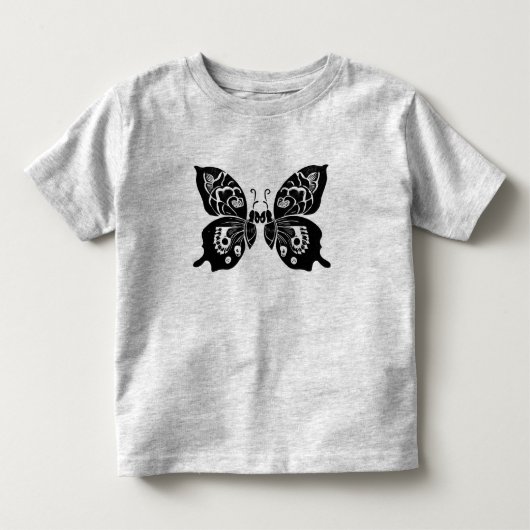 Dag van de Dode Vlinders Woodcut 4 Kinder Shirts (Voorkant)