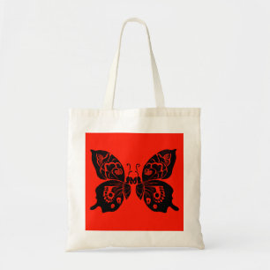 Dag van de Dode Vlinders Woodcut 4 Tote Bag