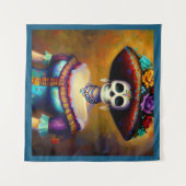 Dag van de Dode Vrouw 1 Wandkleed (Voorkant (horizontaal))