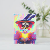 Dag van de dode vrouw briefkaart (Staand voorkant)