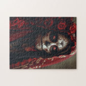 Dag van de dode vrouw in kostuum legpuzzel (Horizontaal)