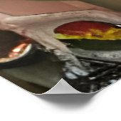 Dag van de dode vrouw met Tattoos Poster (Hoek)