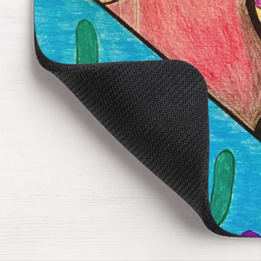 Dag van de dode woestijn Cactus Skull Floral Muismat (Hoek)