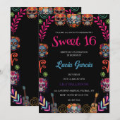 Dag van de Dode Zoete 16 uitnodiging (Voorkant / Achterkant)