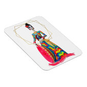 Dag van de dodelijke catrina met het Pet van de ro Magneet (Rechterzijde)