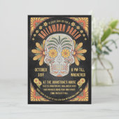 Dag van de dodelijke halloween-feestdagen kaart (Staand voorkant)