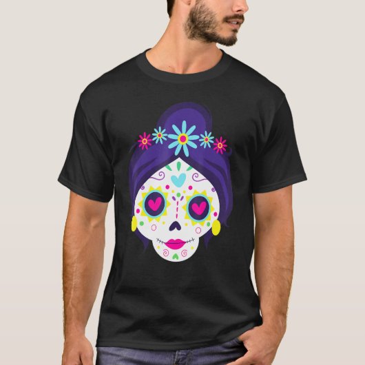 Dag van de dodelijke Mannen van de Mexicaanse Mexi T-shirt (Voorkant)