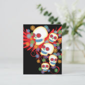 Dag van de Doden 4.25"x 5.5"Uitnodiging Kaart (Staand voorkant)