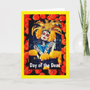 Dag van de Doden, 5"x 7"Gevouwen Wenskaart Kaart