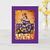 Dag van de Doden, 5"x 7"Gevouwen Wenskaart Kaart (Gele Bloem)