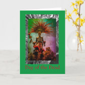 Dag van de Doden, 5"x 7"Gevouwen Wenskaart Kaart (Gele Bloem)